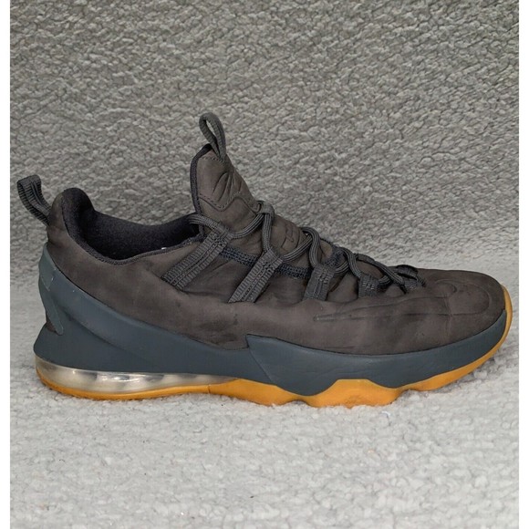 Nike Other - Nike LeBron 13 XIII Mens Size 10 Low Top Premium Anthracite Gray Seude Shoes